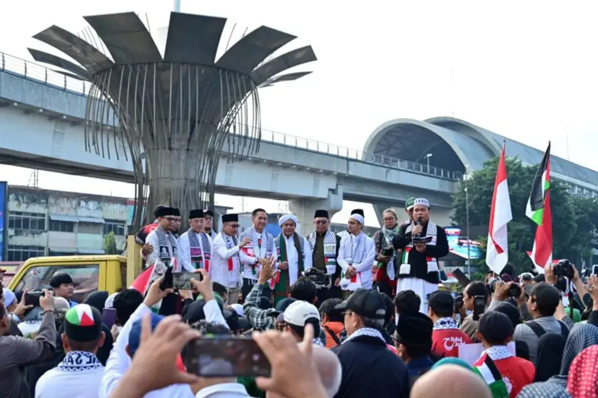 Aksi Damai Bela Palestina Jilid IV (Sumber: elnews.id)