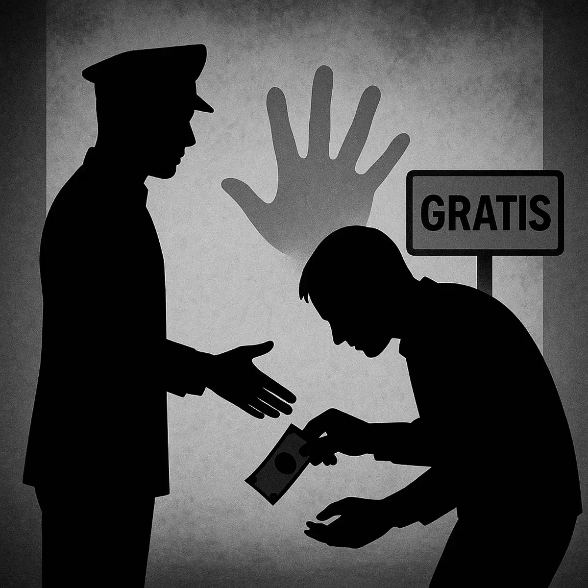 Ilustrasi - pungutan liar (pungli) (Sumber: sumsel.co/AI)