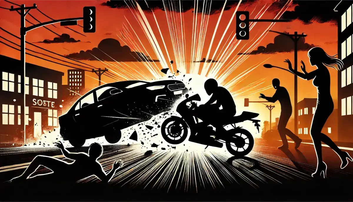 Ilustrasi - kecelakaan (Sumber: sumsel.co/AI)