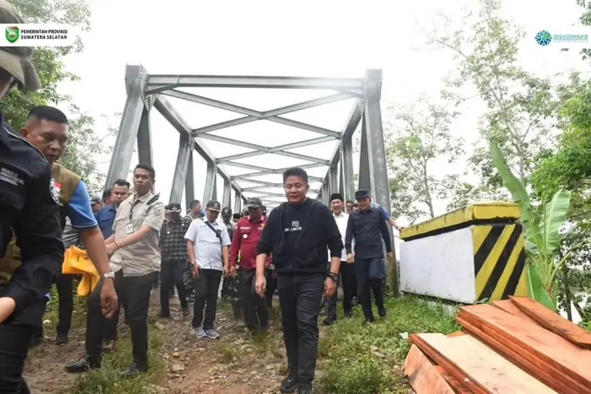 Gubernur Herman Deru Percepat Realisasi Pembangunan Jalan Muara Enim-Pali (Foto: Pemprov Sumsel)