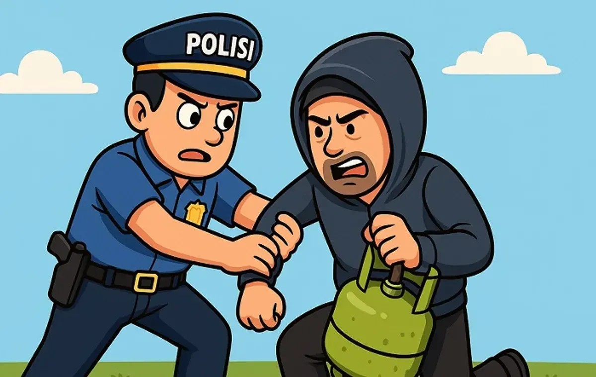 Polres PALI Ungkap Kasus Pencurian di Desa Talang Tumbur, Pelaku Ditangkap Bersama Barang Bukti (Foto: Sumsel.co)