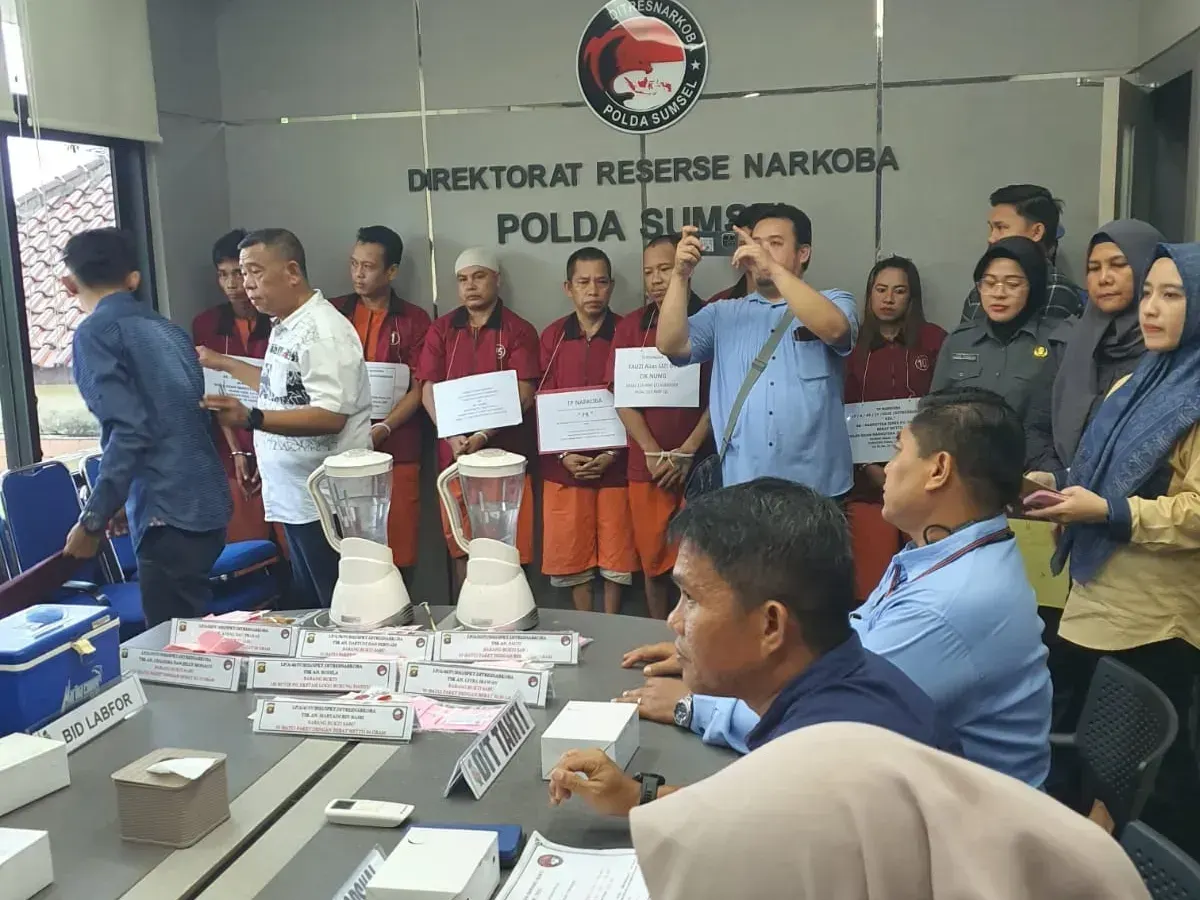 Pemusnahan narkoba (Sumber: ist/suarapublik.id)