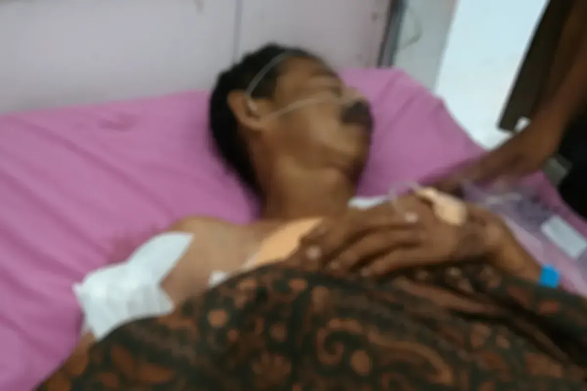 Korban gigitan buaya di Sungai Menang, Ogan Komering Ilir (Sumber: Istimewa)