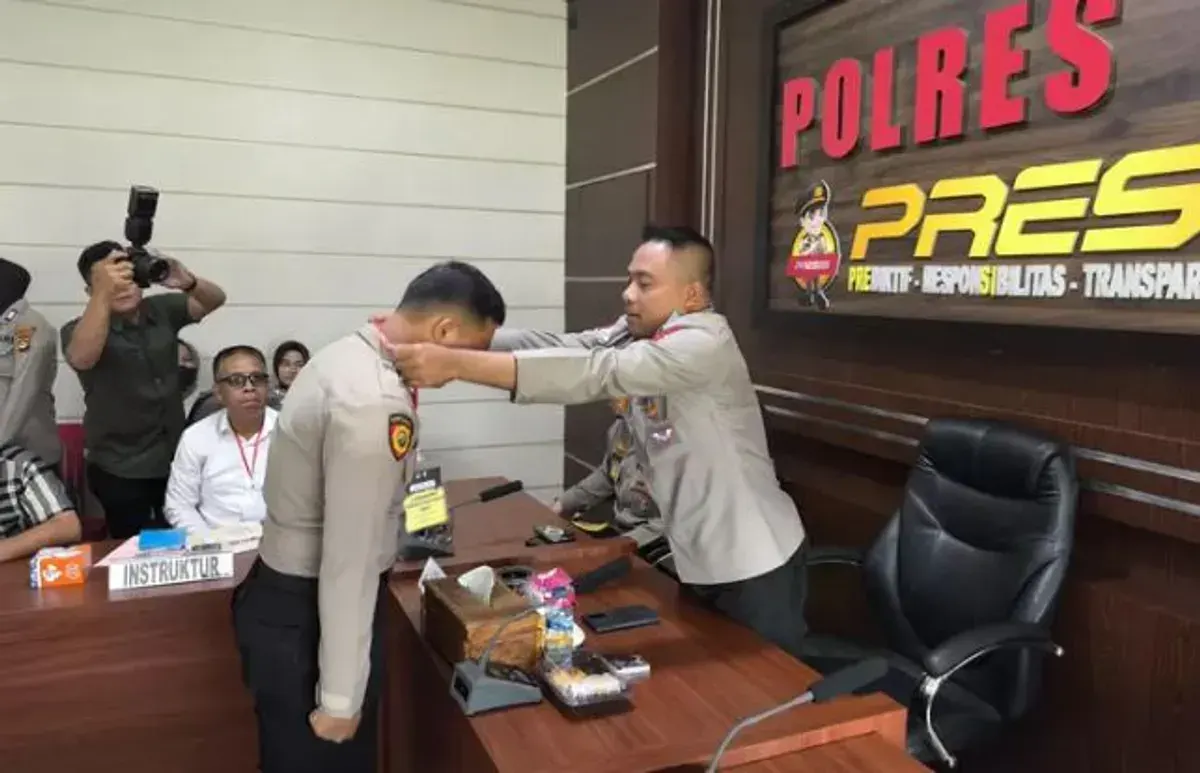 Kapolres OKI Pimpin Latihan Operasi Senpi Musi 2025 (Sumber: Istimewa)