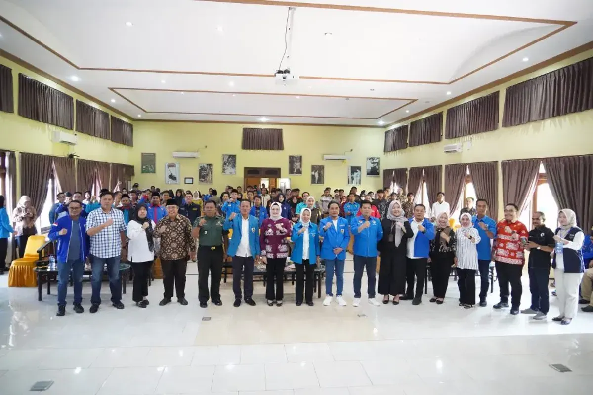 Musyawarah Daerah (Musda) Ke-Vll Dewan Pengurus Daerah Komite Nasional Pemuda Indonesia (DPD KNPI) Kabupaten Banyuasin di Gedung Auditorium Hevea Pusat Penelitian Karet Sembawa, Kamis (26/06). (Sumber: Istimewa)