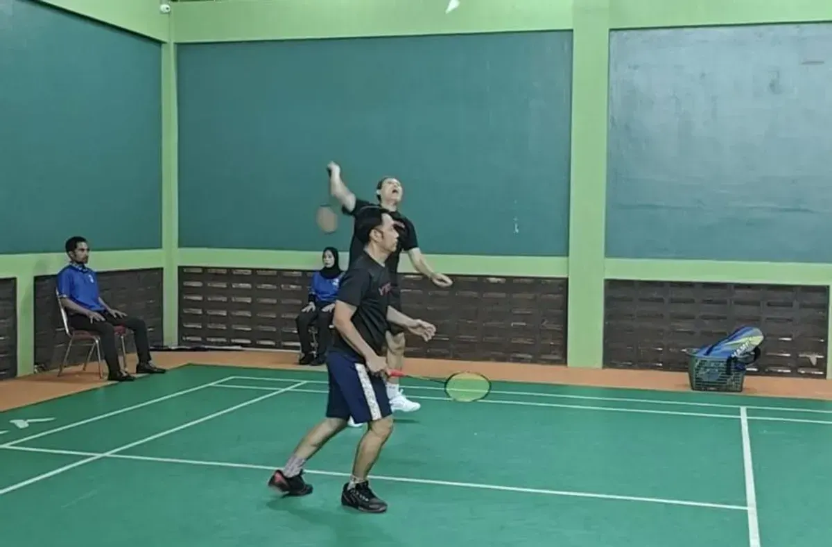 Tim Bulu Tangkis Korpri Sumsel takhlukan tim dari DKI Jakarta (Sumber: Istimewa)