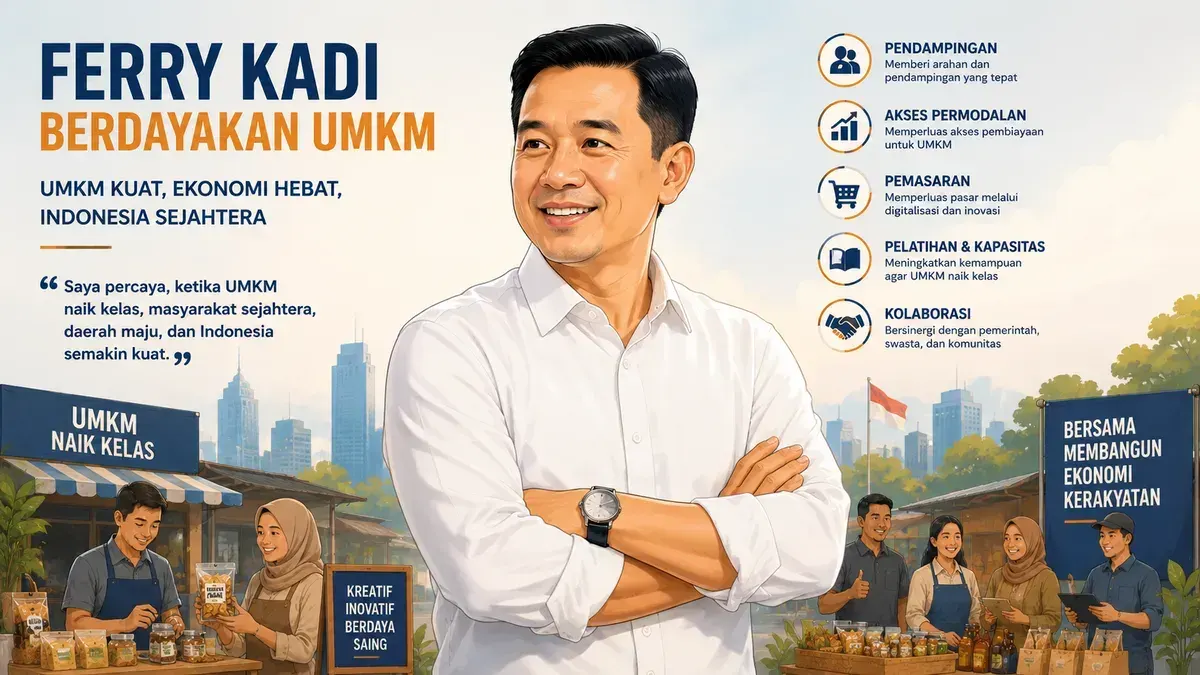 Cita-Cita Ferry Kadi Berdayakan UMKM (Sumber: Open AI)