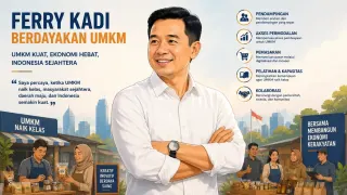 Cita-Cita Ferry Kadi Berdayakan UMKM sebagai Penggerak Ekonomi Daerah
