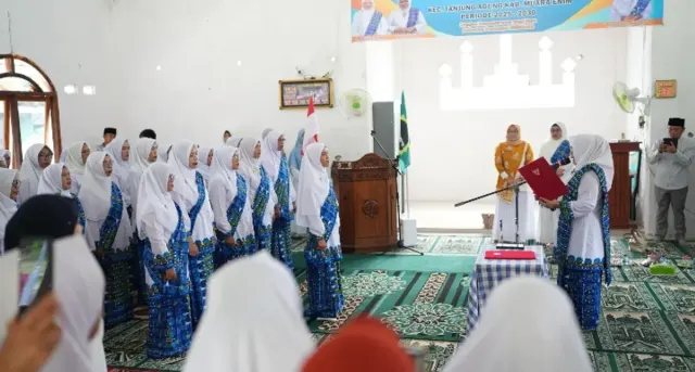 Wabup Muara Enim Lantik Pengurus BKMT Tanjung Agung, Dorong Peran Strategis dalam Pembangunan dan Dakwah