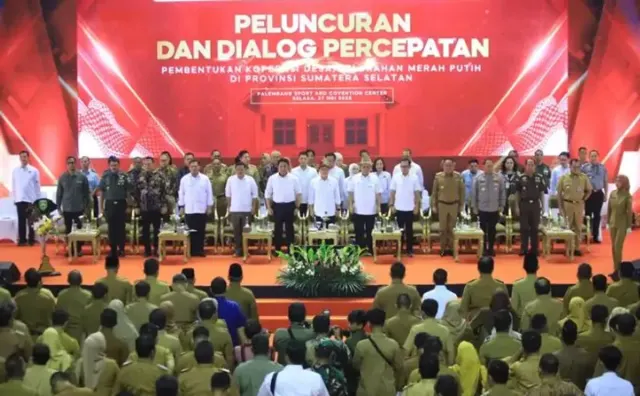Sumsel Luncurkan Koperasi Merah Putih Demi Majukan Desa