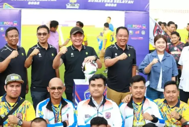Piala Gubernur Sumsel 2025 Resmi Dimulai, Gol Dicetak Dapat Bonus Rp500 Ribu