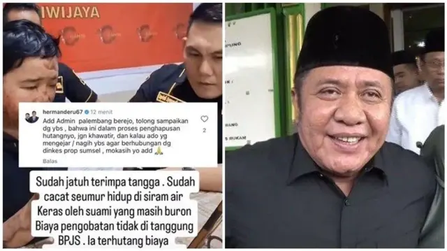 Ibu Muda Korban KDRT di Banyuasin Terlilit Utang RS Rp 357 Juta, Gubernur Herman Deru Siap Hapuskan