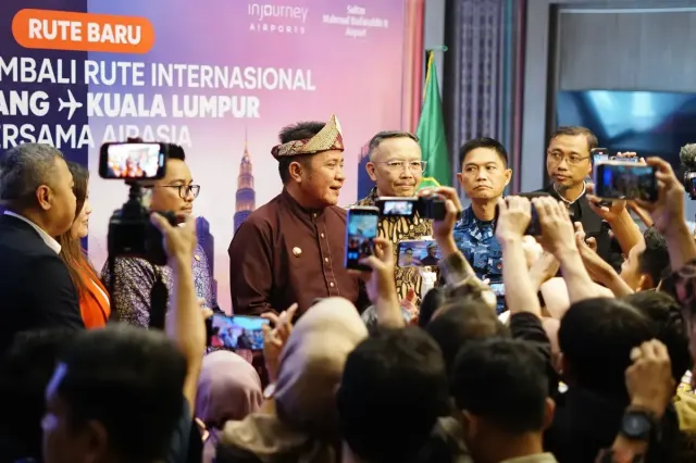 Rute Palembang‑Kuala Lumpur Dibuka Lagi, Bandara SMB II Resmi Kembali Berstatus Internasional