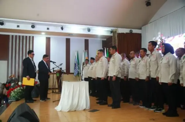 Pengurus KONI Prabumulih 2024‑2028 Dilantik, Cik Ujang Pasang Target 5 Besar Porprov Muba