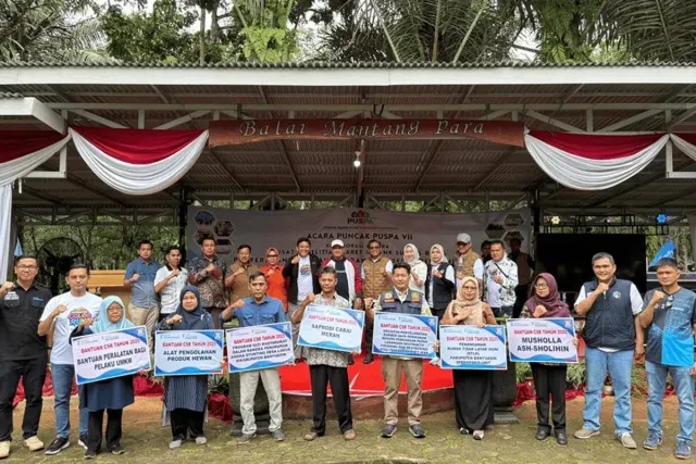 Lewat CSR, Bank Sumsel Babel Perkuat UMKM Banyuasin di Sembawa Color Run 2025