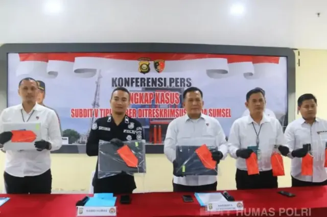 Polda Sumsel Bongkar Jaringan Judi Online Kamboja, Dua Mahasiswa Jadi Afiliator