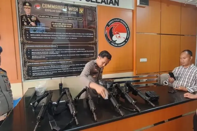 Polda Sumsel Lakukan Audit Senjata Api Dinas untuk Jaga Profesionalisme dan Transparansi
