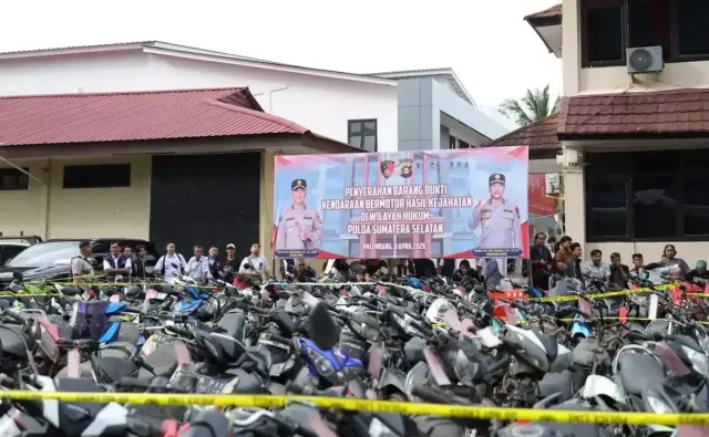 Ribuan Kendaraan Diamankan, Warga Sumsel Bisa Cek dan Ambil di Polda