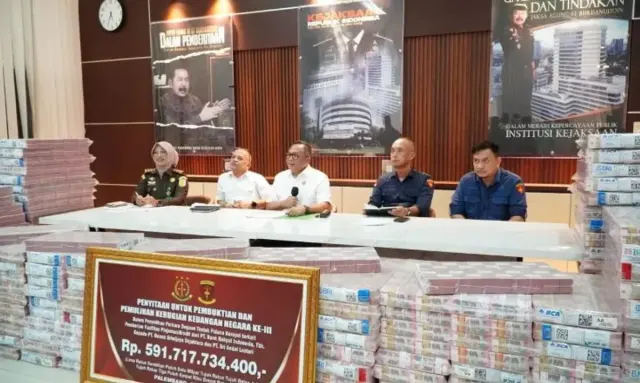 Kasus Korupsi Kredit BRI Sumsel, Dana 591.7 Miliar Dikembalian, 219.7 Miliar Belum Dicairkan ke Negara