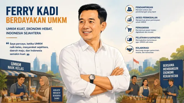 Cita-Cita Ferry Kadi Berdayakan UMKM sebagai Penggerak Ekonomi Daerah